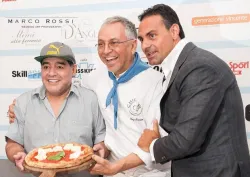 La pizza en honor a Maradona
