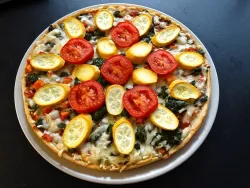 Pizza tres colores